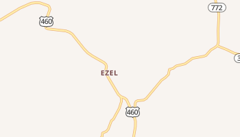 Ezel, Kentucky map