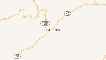 Falcon, Kentucky map