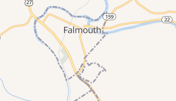 Falmouth, Kentucky map