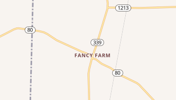 Fancy Farm, Kentucky map