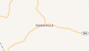 Fearisville, Kentucky map