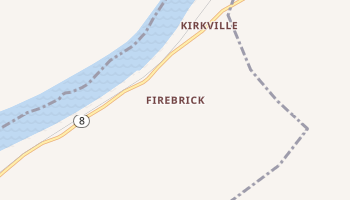 Firebrick, Kentucky map