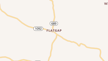 Flatgap, Kentucky map
