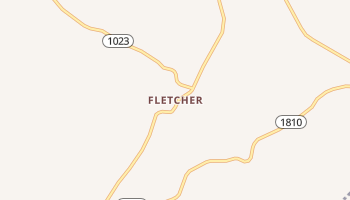 Fletcher, Kentucky map