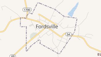 Fordsville, Kentucky map