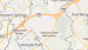 Fort Mitchell, Kentucky map