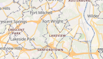 Fort Wright, Kentucky map
