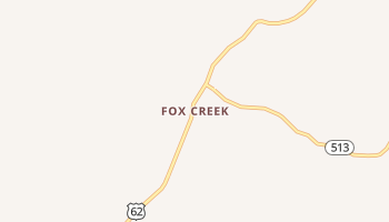 Fox Creek, Kentucky map
