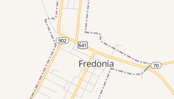 Fredonia, Kentucky map
