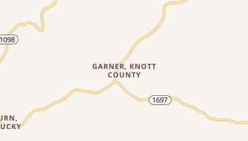 Garner, Kentucky map