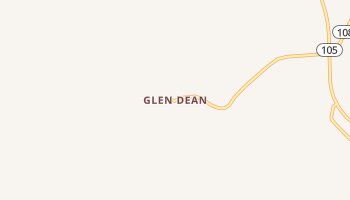 Glen Dean, Kentucky map