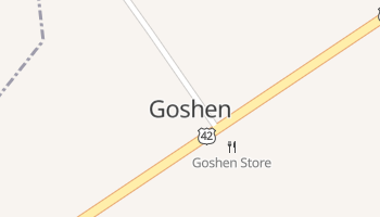 Goshen, Kentucky map