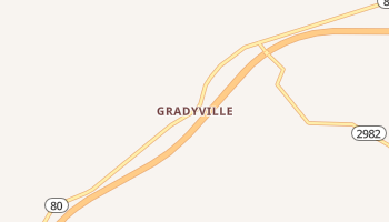 Gradyville, Kentucky map