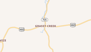 Grassy Creek, Kentucky map