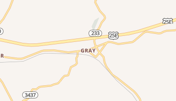 Gray, Kentucky map