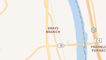 Grays Branch, Kentucky map