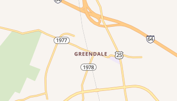 Greendale, Kentucky map