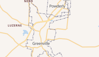 Greenville, Kentucky map