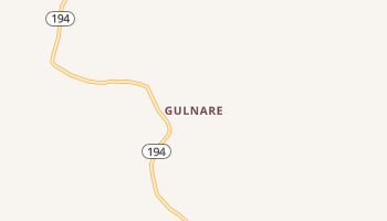 Gulnare, Kentucky map