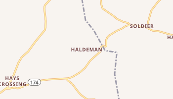 Haldeman, Kentucky map