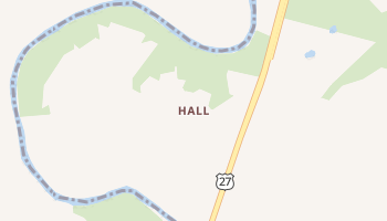 Hall, Kentucky map