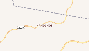 Handshoe, Kentucky map