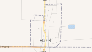 Hazel, Kentucky map