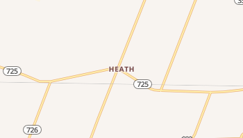 Heath, Kentucky map