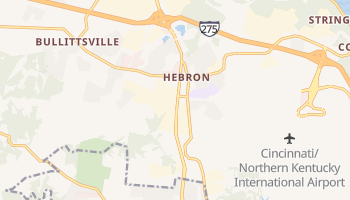 Hebron, Kentucky map