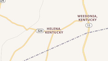 Helena, Kentucky map