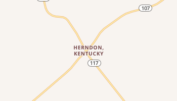 Herndon, Kentucky map