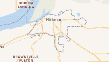 Hickman, Kentucky map