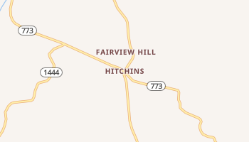 Hitchins, Kentucky map