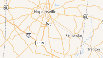 Hopkinsville, Kentucky map