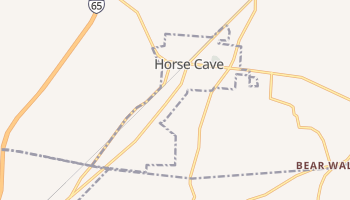 Horse Cave, Kentucky map