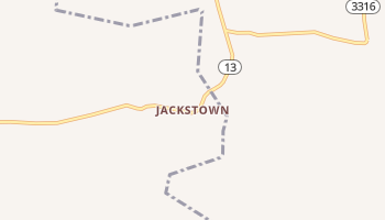 Jackstown, Kentucky map