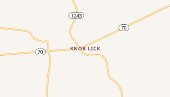 Knob Lick, Kentucky map