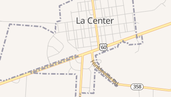 La Center, Kentucky map