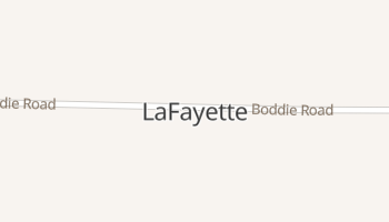 LaFayette, Kentucky map