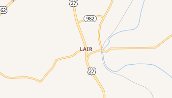 Lair, Kentucky map