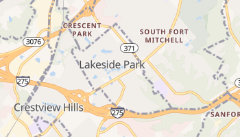 Lakeside Park, Kentucky map