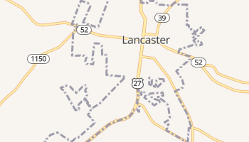 Lancaster, Kentucky map
