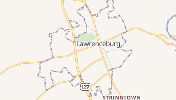 Lawrenceburg, Kentucky map