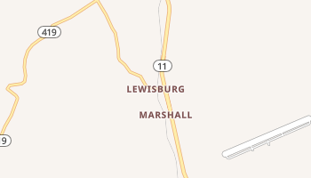 Lewisburg, Kentucky map