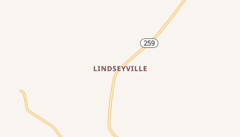 Lindseyville, Kentucky map