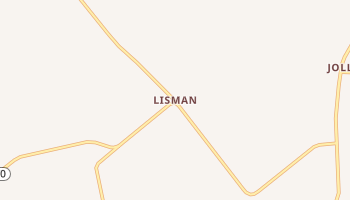 Lisman, Kentucky map