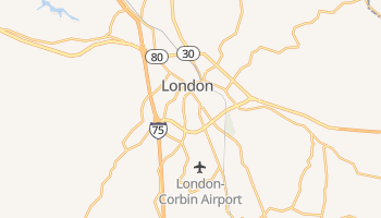 London, Kentucky map