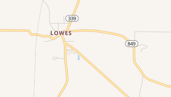 Lowes, Kentucky map