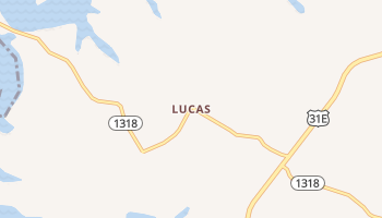 Lucas, Kentucky map