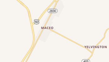Maceo, Kentucky map